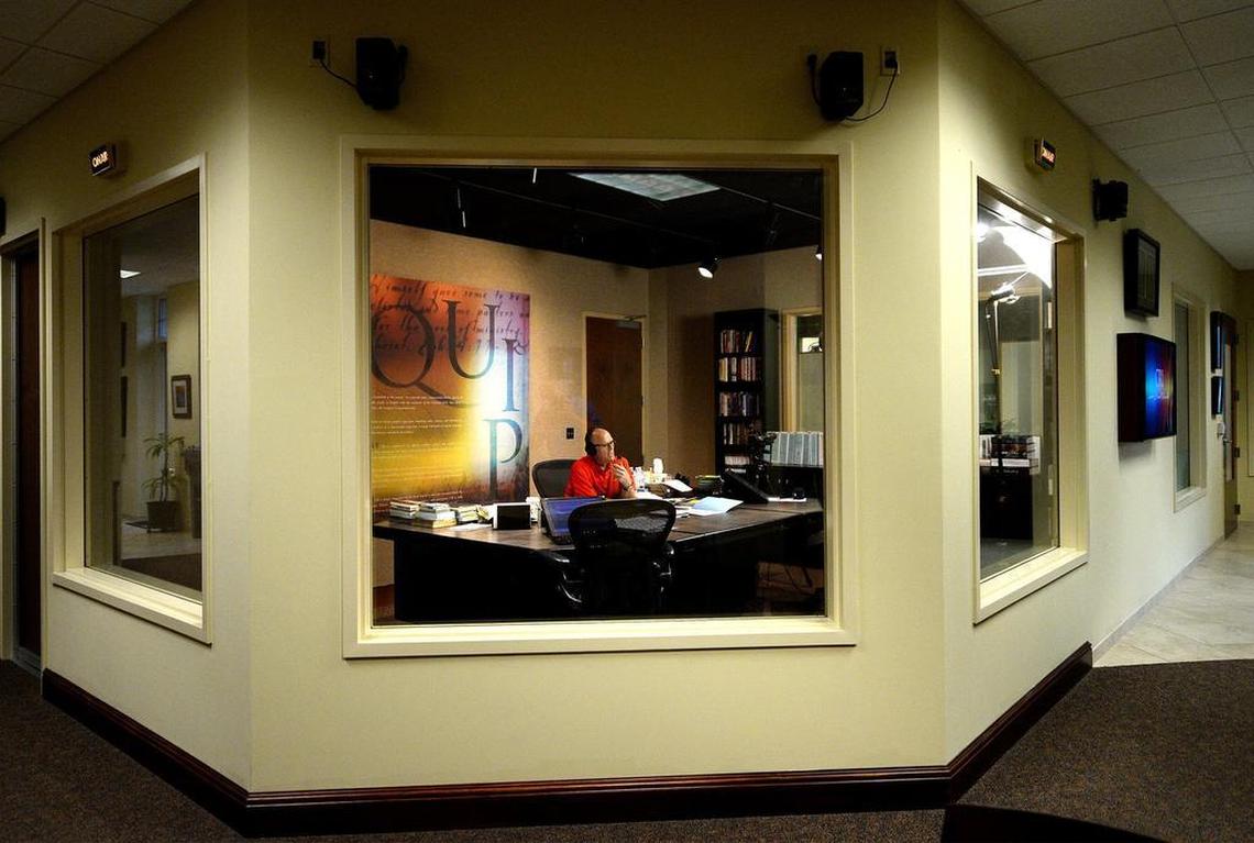 Hank Hanegraaff hosts radio’s the “Bible Answer Man” from a studio in the Blakeney area of south Charlotte. The show started in California, but Hanegraaff moved it to Charlotte in 2004.