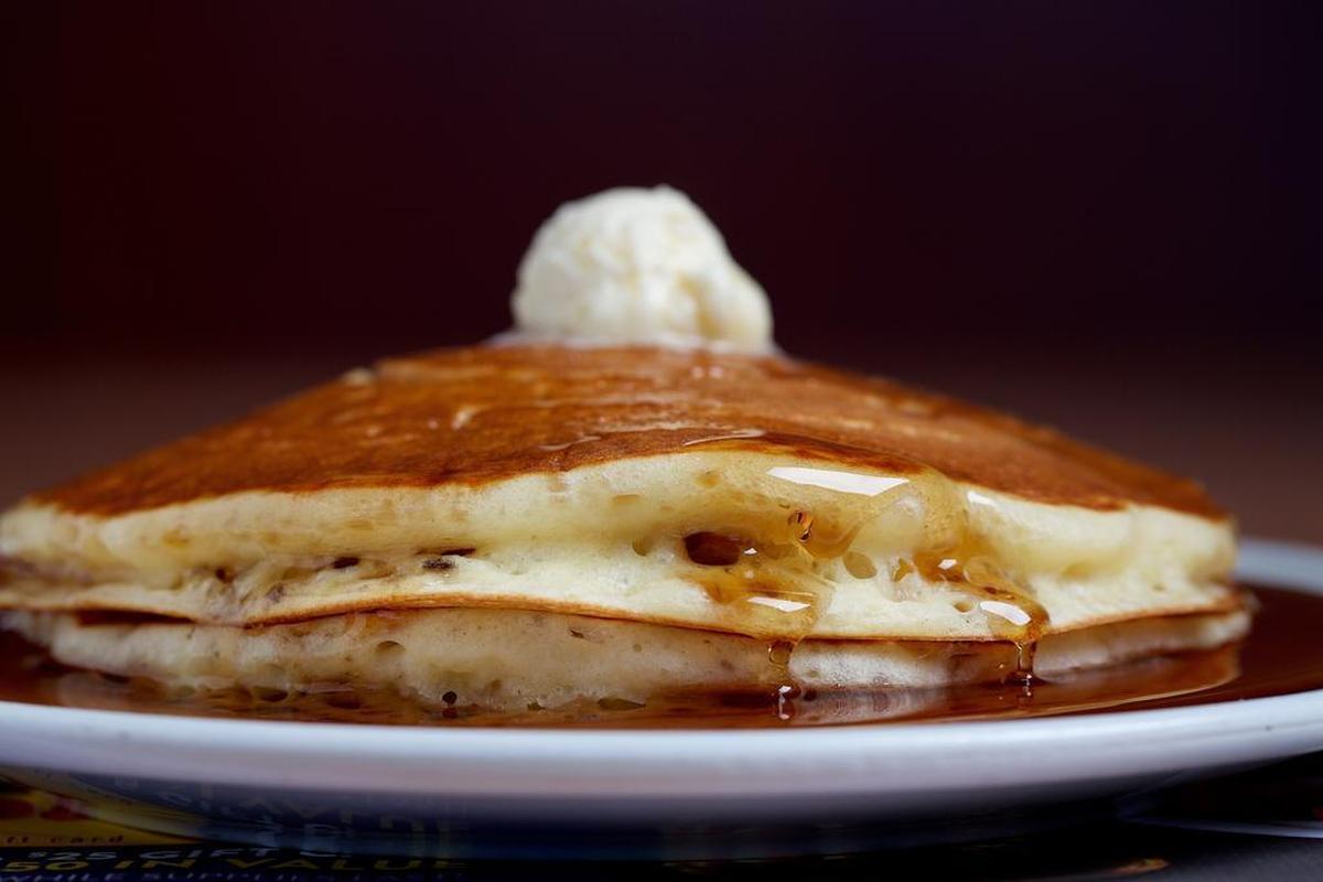 Fluffy buttermilk pancakes get a nod of approval at Denny's.