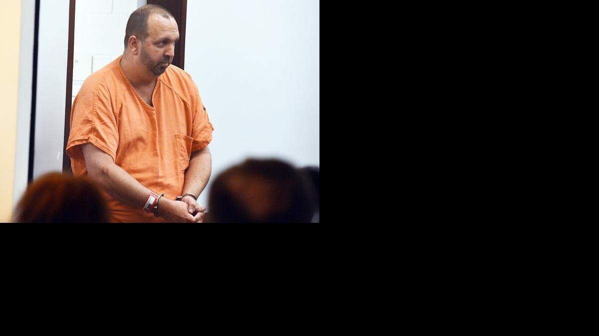 
Craig Stephen Hicks, 46, enters the courtroom for his first appearance at the Durham County Detention Center, in Durham, N.C.. on Feb. 11. The Durham County, N.C., district attorney has announced plans to seek the death penalty against Hicks in the shooting deaths of Deah Shaddy Barakat, 23; his wife, Yusor Mohammad Abu-Salha, 21; and her sister, Razan Mohammad Abu-Salha, 19.
