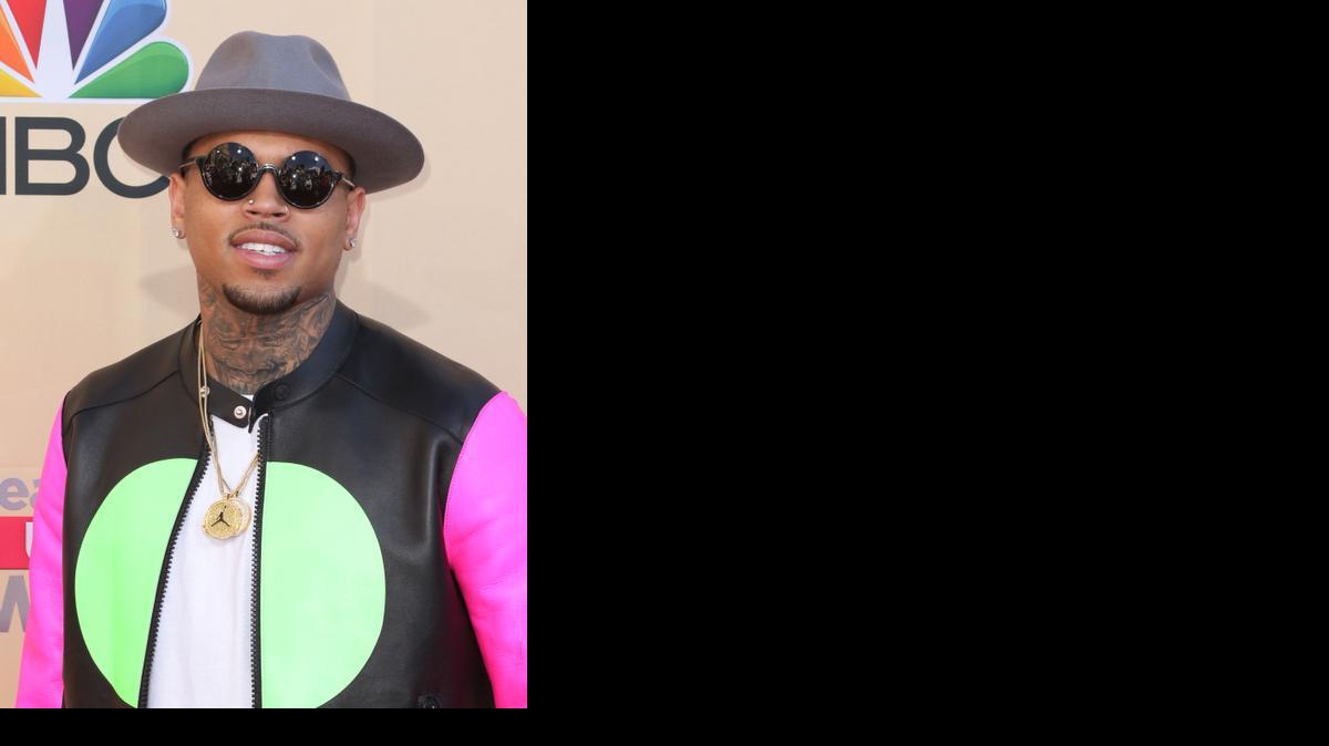 
Chris Brown arrives at the iHeartRadio Music Awards at The Shrine Auditorium on Sunday in Los Angeles.
