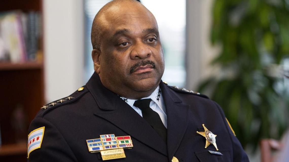 Chicago Police Superintendent Eddie Johnson said the Chicago Police Department will add nearly 1,000 new positions over the next two years to help the city deal with a dramatic increase in shootings and homicides.