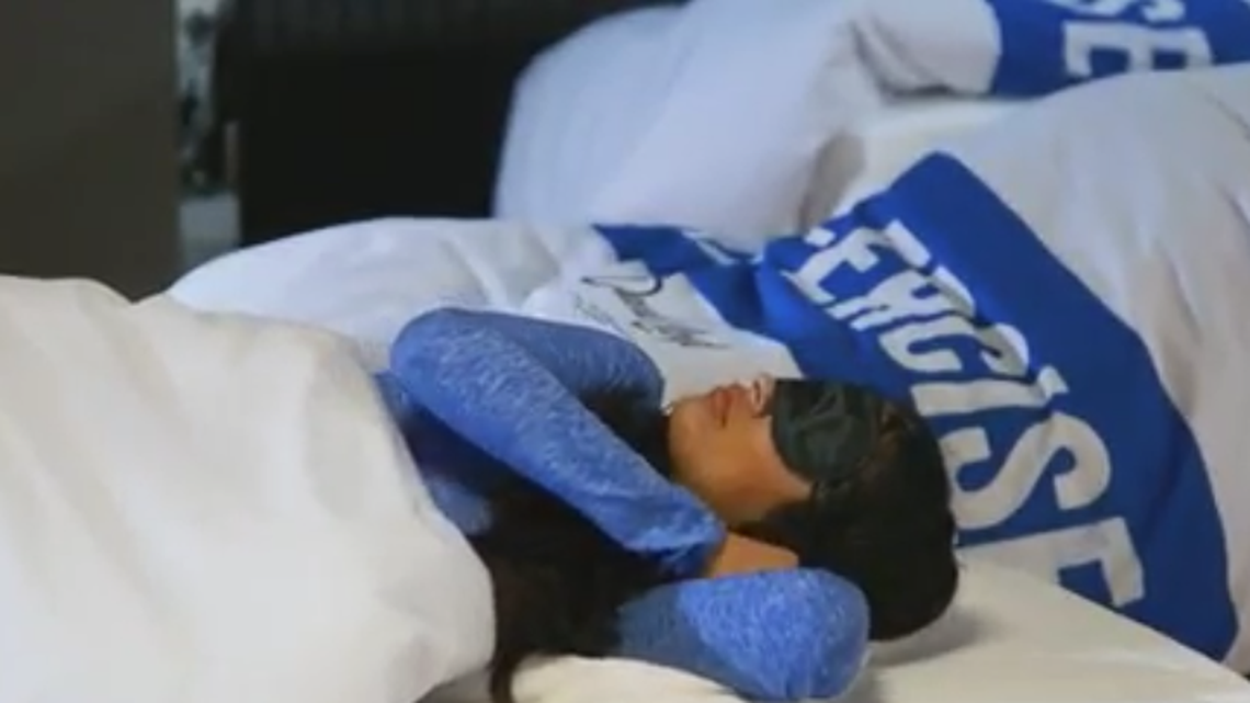 Screen shot from “Napercise” video