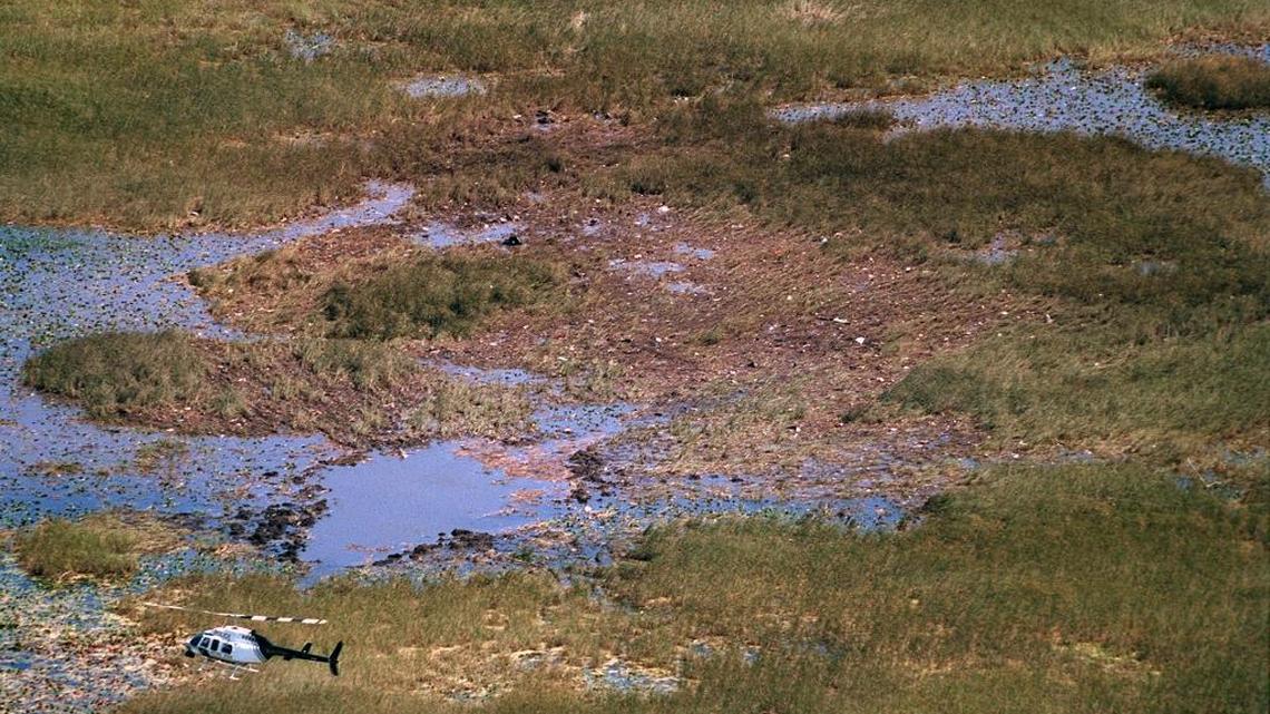 The ValuJet crash scene.
