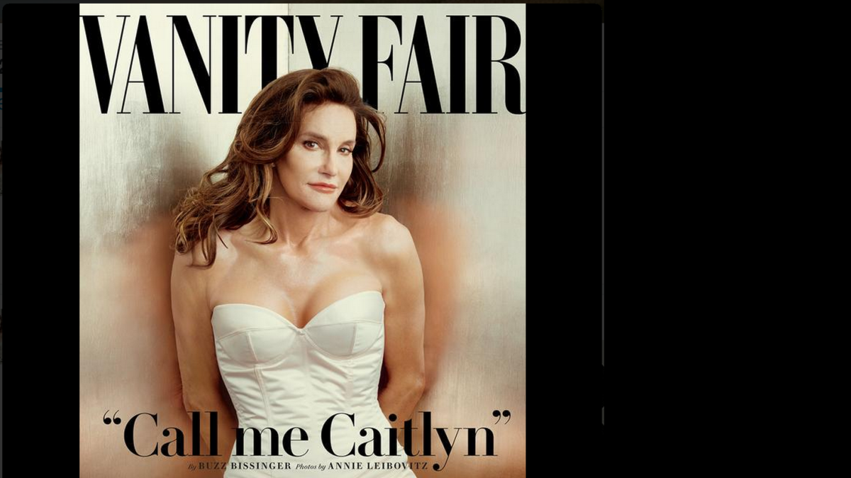 
Jenner, a member of the Kardashian clan, posts her new cover shot from Vanity Fair, and tweets: 'I'm so happy after such a long struggle to be living my true self. Welcome to the world Caitlyn. Can't wait for you to get to know her/me...'

