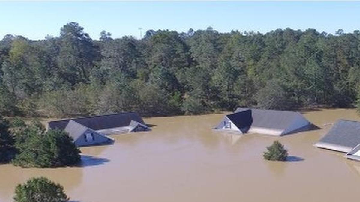 Quavas Hart took this photo from a drone and posted it on social media.