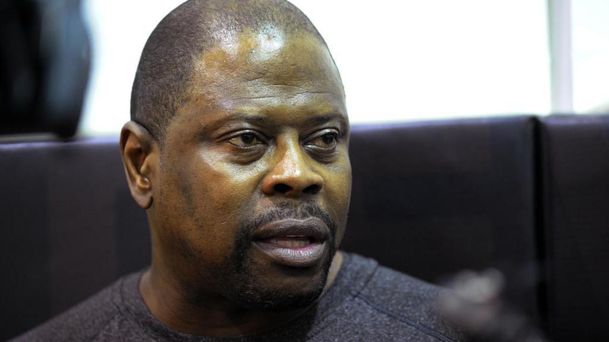Charlotte Hornets' associate head coach Patrick Ewing talks to the media after the team's summer-league squad finished their practice at the Novant Health Training Center inside Time Warner Cable Arena on Wednesday, July 1, 2015.