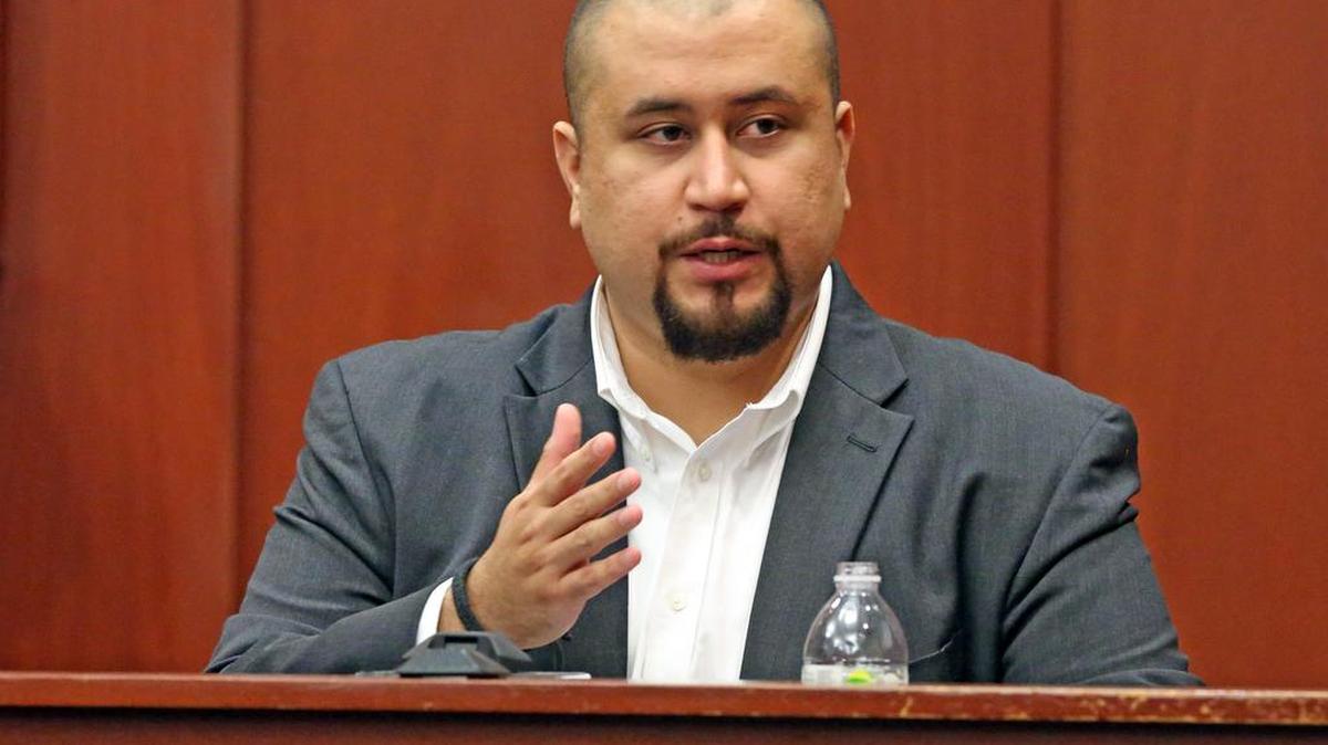 George Zimmerman looks at the jury as he testifies in a Seminole County courtroom Tuesday, Sept. 13, 2016 in Orlando, Fla. Matthew Apperson was sentenced for trying to kill Zimmerman by shooting into his truck during a dispute last year.