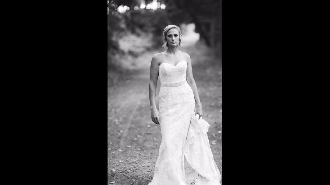 Nikki Salgot of Michigan set up a solo wedding shoot shortly before what was to be her marriage to Collin Rose in October. Rose was killed in November 2016 in the line of duty.