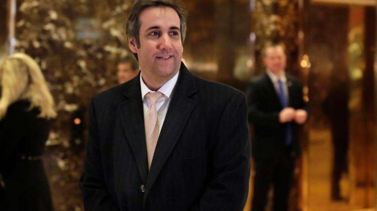 Michael Cohen, an attorney for President-elect Donald Trump, arrives in Trump Tower in New York in late 2016.