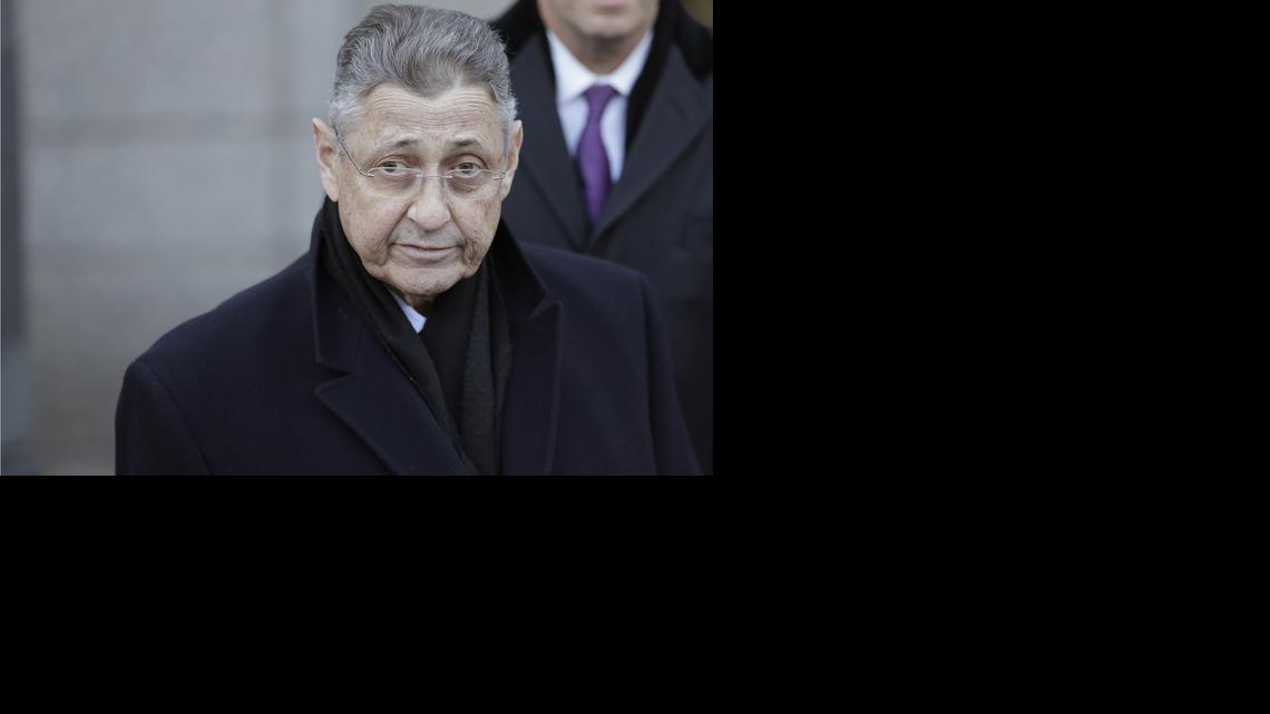 
New York Assembly Speaker Sheldon Silver speaks to reporters as he leaves a federal courthouse in New York, Thursday, Jan. 22, 2015. Silver, 70, was arrested Thursday on public corruption charges and accused of using his position to obtain millions of dollars in bribes and kickbacks masked as legitimate income. A magistrate judge in federal court in Manhattan later released the lawmaker on $200,000 bail. 
