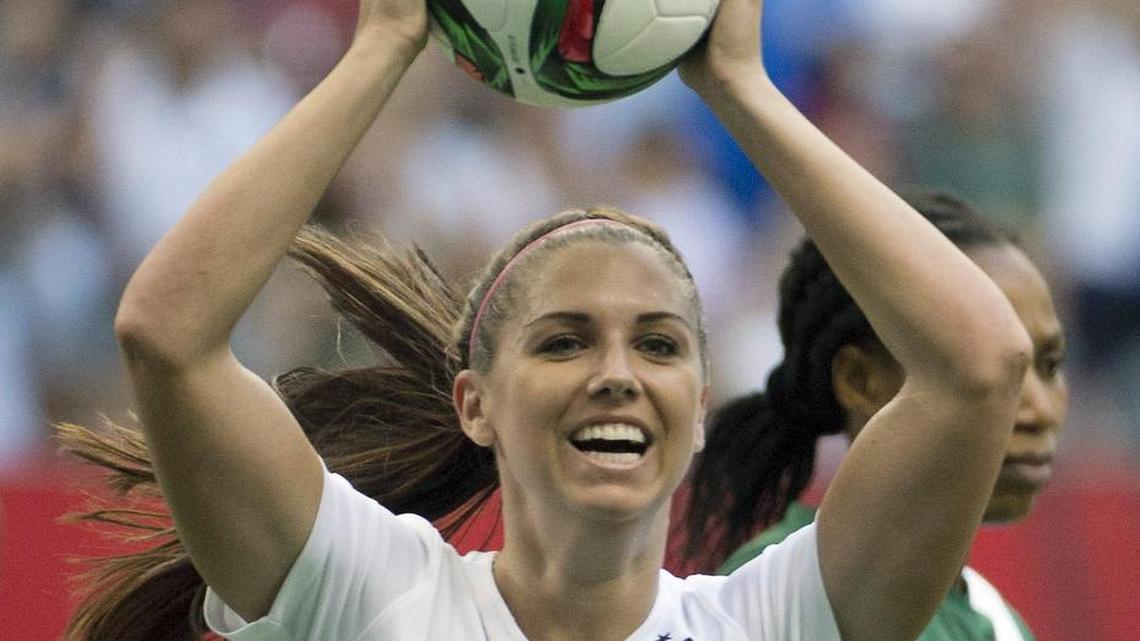 United State soccer star Alex Morgan heard some bad things about a Kansas City hotel. But she later deleted a tweet about it.