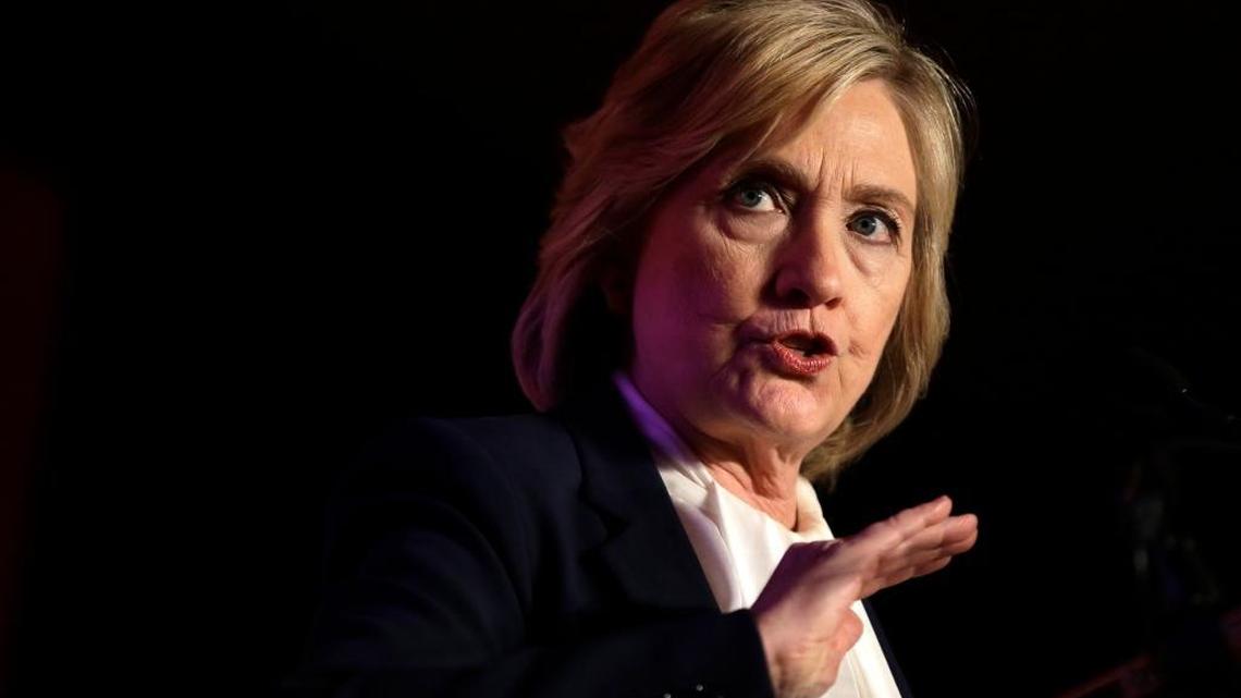 Democratic presidential candidate Hillary Clinton addresses an audience during an event Sunday, Jan. 10, 2016, in Hooksett, N.H., during which Planned Parenthood endorsed Clinton in the presidential race. The endorsement by the group's political arm marks Planned Parenthood's first time wading into a presidential primary.