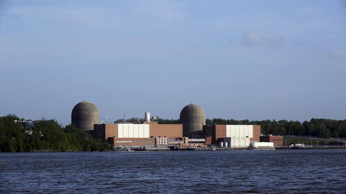 A reactor at the Indian Point nuclear power plant, shown in May, was safely shut down Saturday after several control rods lost power. The incident at the suburban New York plant did not release any radiation, authorities said.