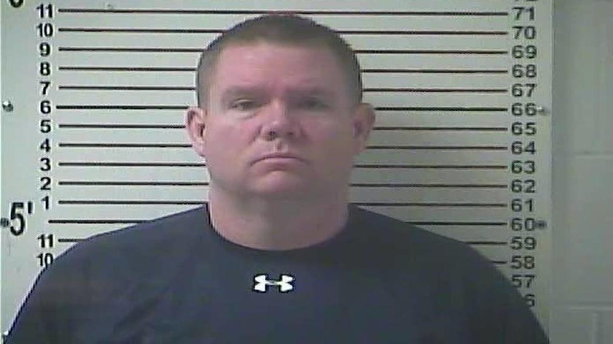 Stephen Kyle Goodlett, the former principal of LaRue County, Ky., High School was indicted Wednesday, Jan. 5, 2017, in Louisville on federal charges of possessing and transporting child pornography.