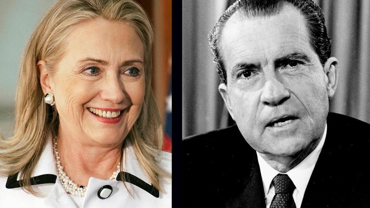Democratic presidential candidate Hillary Clinton has a challenge convincing voters she's trustworthy and authentic. The last person to win the White House with similar challenges was Richard Nixon.