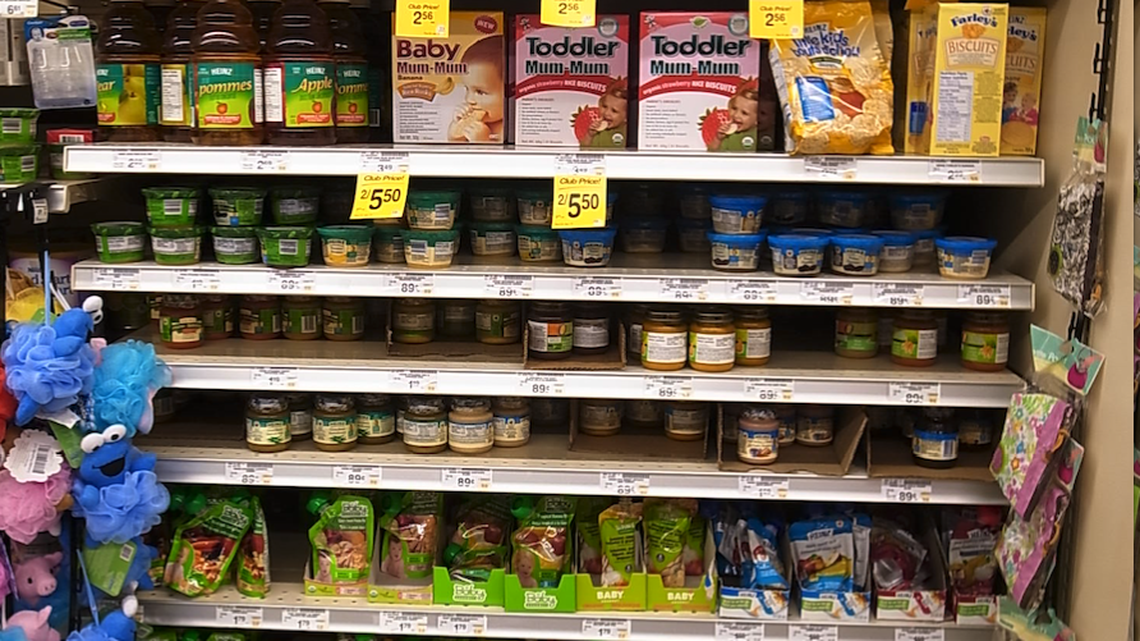 FDA data shows 20 percent of baby food contains lead.
