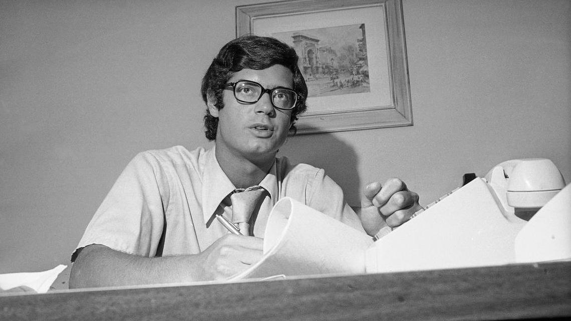 Paul Manafort, 23, former mover and shaker in teenage Republican circles, is shown in Miami Beach, Fla., where he has come for the Republican National Convention, Aug. 16, 1972. Mr. Manafort is a supporter of President Richard Nixon.