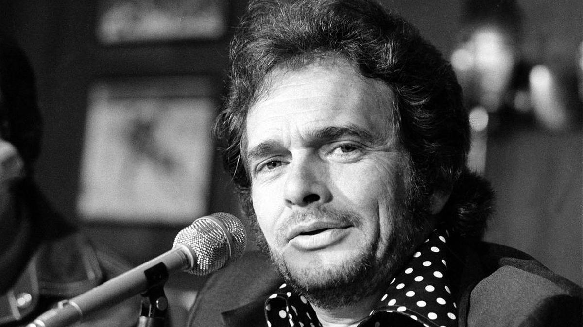 Country singer Merle Haggard is shown at a news conference in New York City on April 6, 1974.