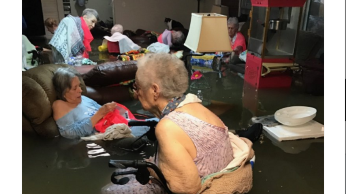 At least 20-25 residents were evacuated from La Vita Bella in Dickenson, Texas due to severe flooding.