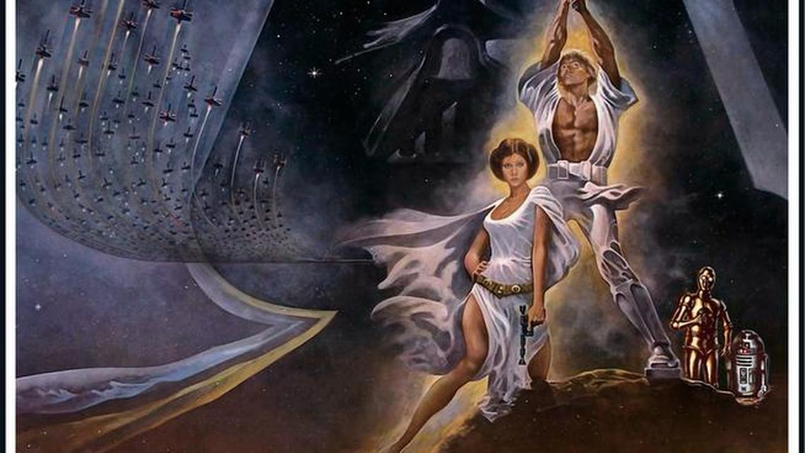 The original movie poster for 1977’s ‘Star Wars’ is one of the most iconic of all time.