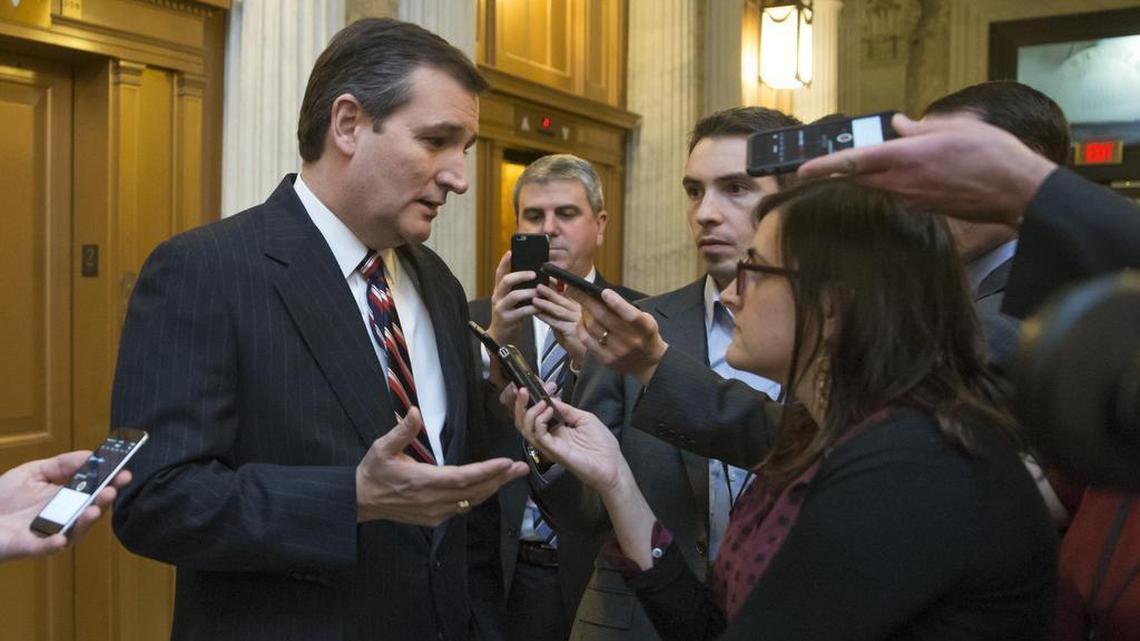 Republican presidential hopeful Sen. Ted Cruz, R-Texas, in Washington, Wednesday, Feb. 10, 2016.