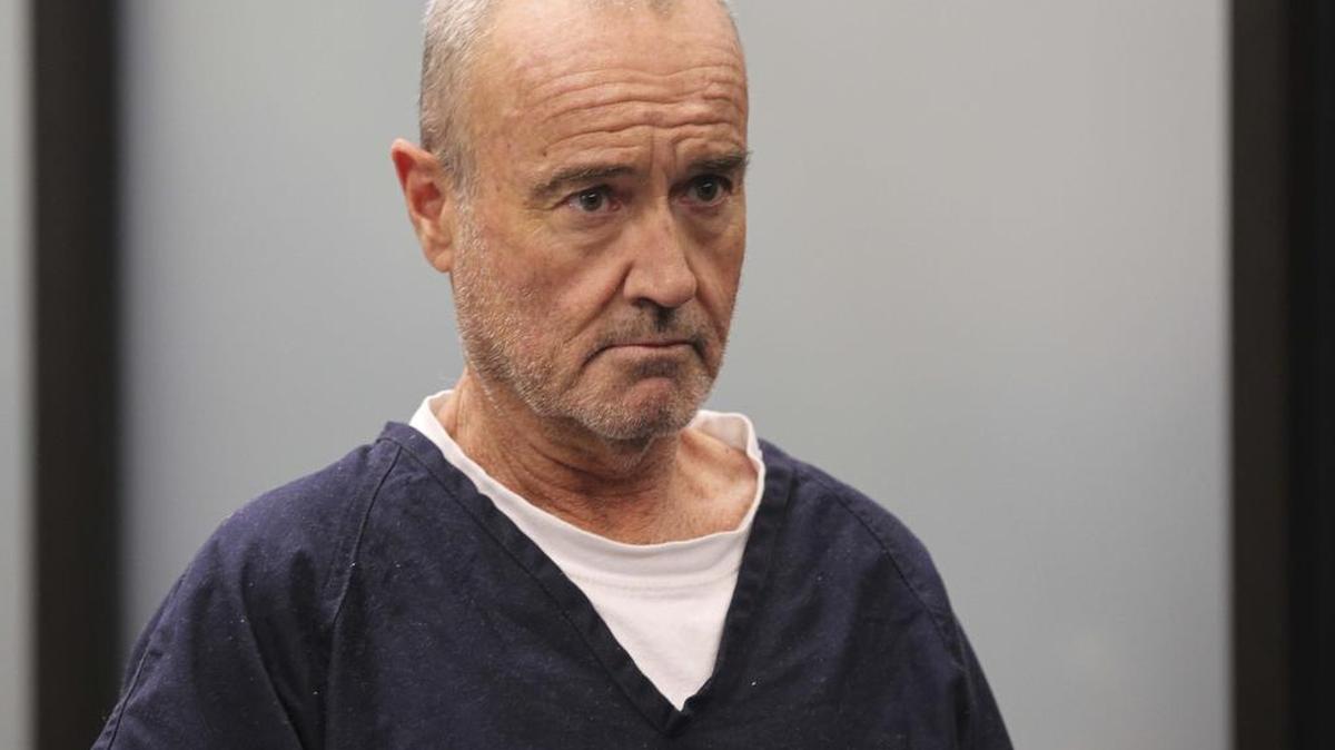 In this Jan. 23, 2013, photo, Peter Robbins appears for his arraignment in San Diego, on charges of stalking and threatening his former girlfriend and a plastic surgeon.