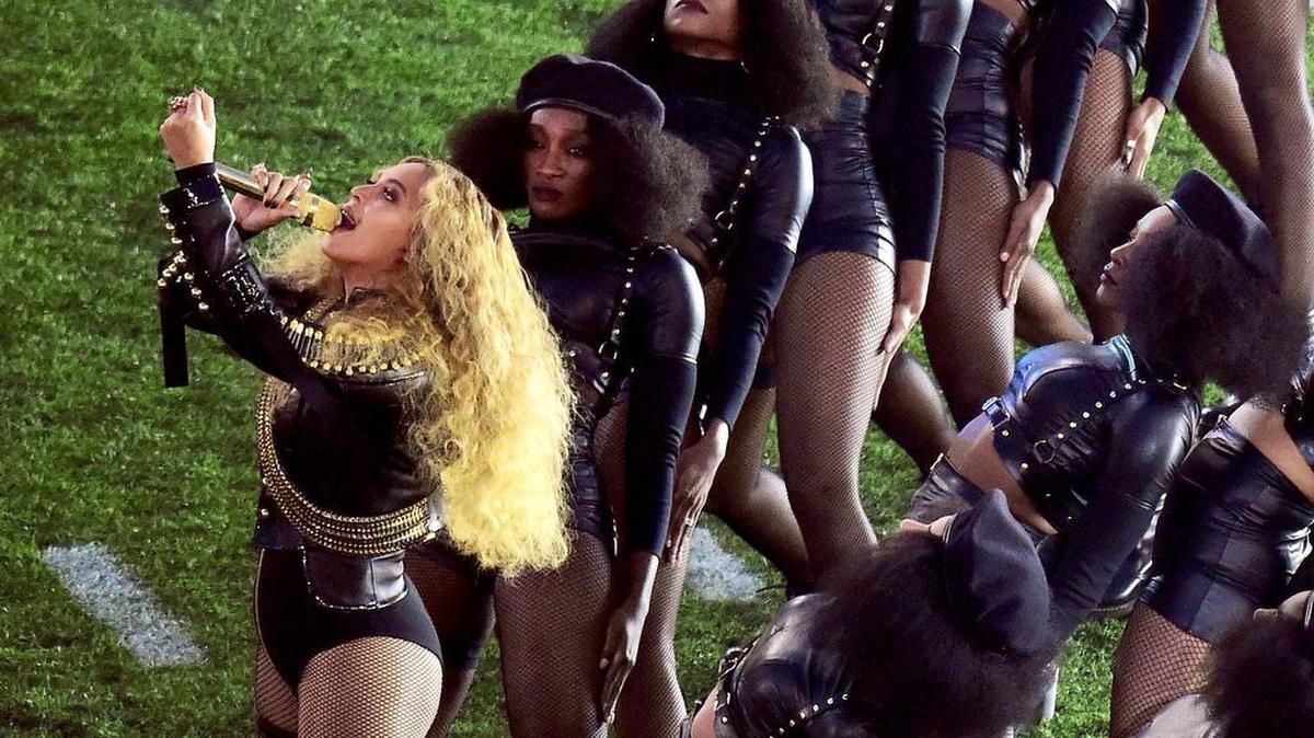 Beyonce performs during the Pepsi Super Bowl 50 Halftime Show at Levi's Stadium on February 7, 2016 in Santa Clara, California.