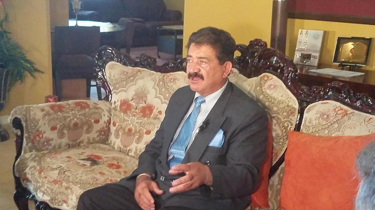 Seddique Mateen addresses media from his Port St. Lucie home Monday morning, June 12, 2016. Seddique Mateen, the father of Orlando shooter Omar Mateen, expressed anger over his son's decision and repeated his message that religion did not influence his son's attack.