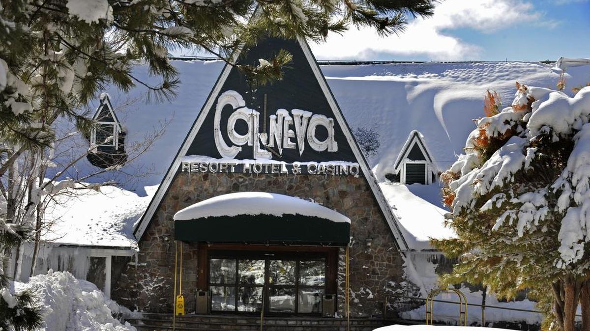 The front entrance of the Cal Neva Resort & Casino in 2009. The resort has been closed for renovations since 2013 and is now in bankruptcy.