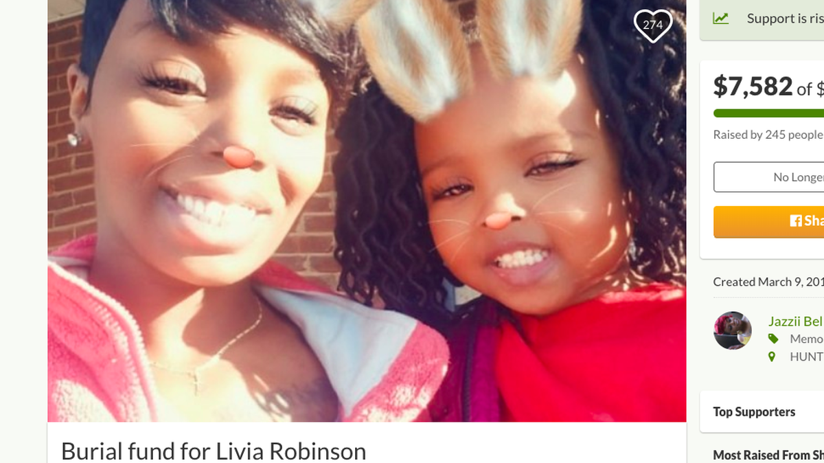 A Huntsville 3-year-old was shot and killed after an argument that began over a Facebook post, investigators say.