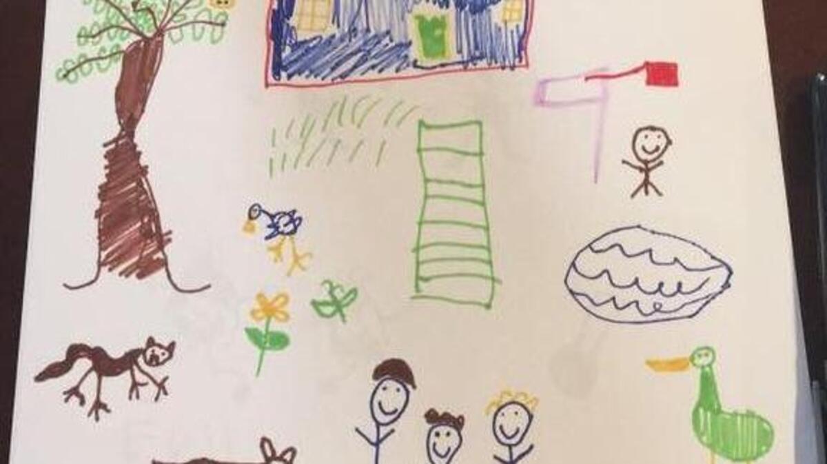 Some of Garrison’s artwork