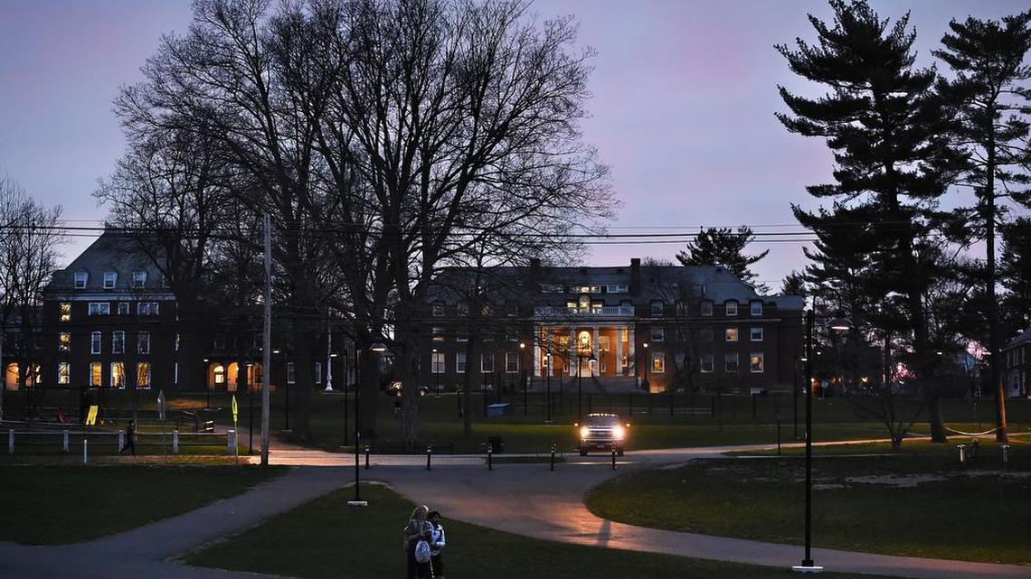Evening at Choate Rosemary Hall, an elite boarding school in Wallingford, Conn., April 13, 2017. Choate trustees acknowledged on Thursday that at least 12 former faculty members had committed acts of sexual abuse, and that for years the school participate in keeping reports of sexual misconduct from getting out.
