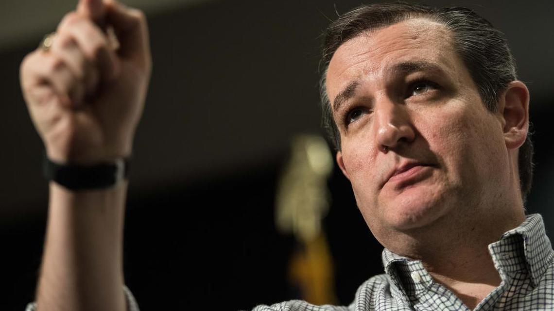 Republican presidential candidate, Sen. Ted Cruz, R-Texas, speaks to the crowd during a Conservative Leadership Project presidential forum, Friday, Jan. 15, 2016, in Columbia, S.C. The South Carolina Republican primary will be held Saturday, Feb. 20, 2016.