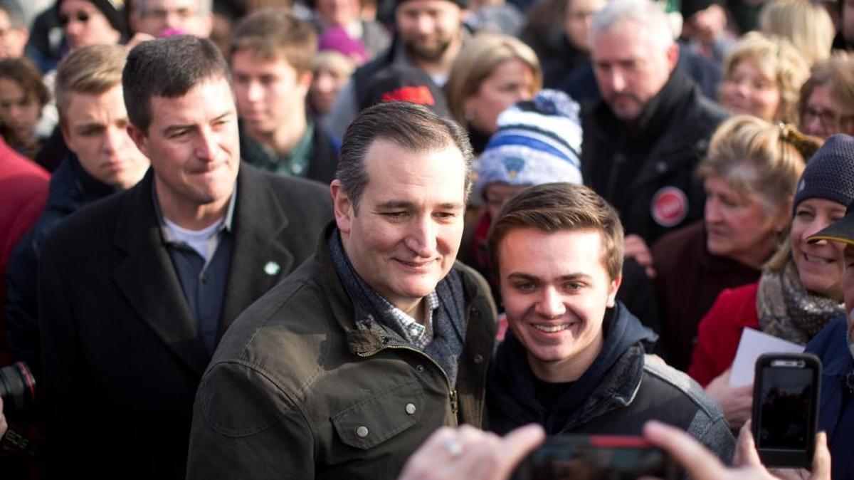 Republican presidential candidate Sen. Ted Cruz, R-Texas, meets with attendees Tuesday, Jan. 12, 2016, during a campaign stop at Granite State Indoor Range in Hudson, N.H.