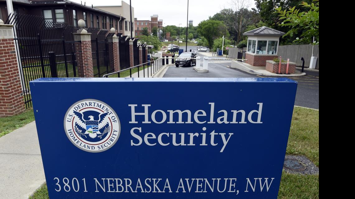 
A gate leading to the Homeland Security Department headquarters in northwest Washington, Friday, June 5, 2015. China-based hackers are suspected once again of breaking into U.S. government computer networks, and the entire federal workforce could be at risk this time. 
