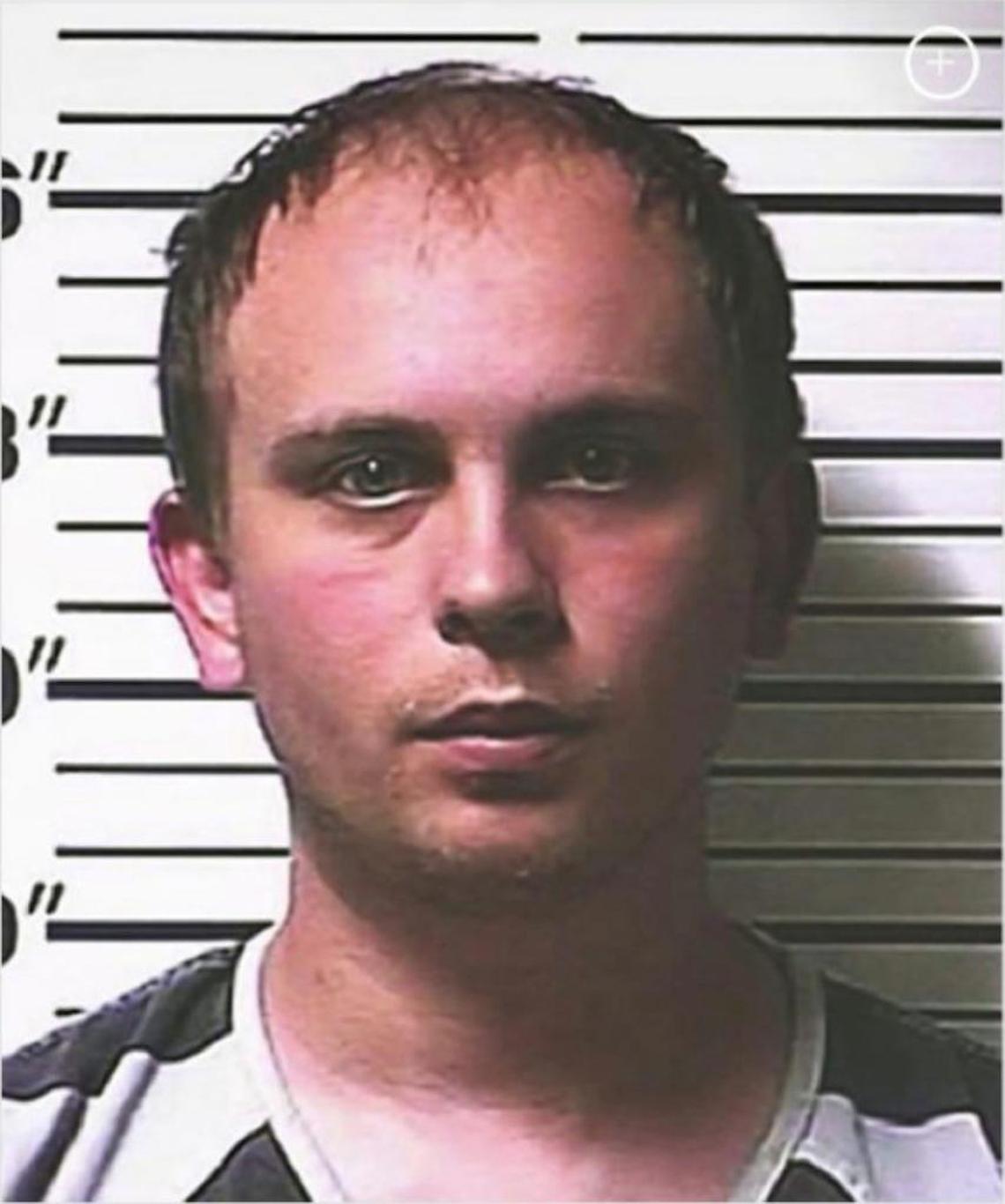 Aaron Seaton, in 2015 police mug shot.