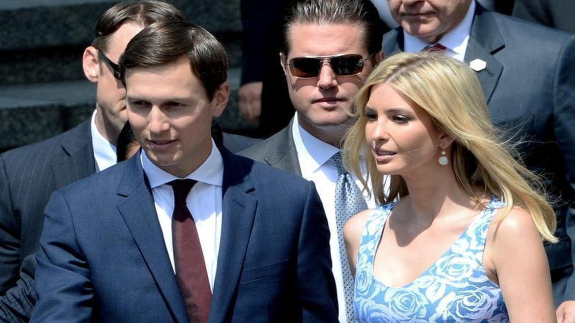 Jared Kushner, senior advisor to President Donald Trump and also the president’s son-in-law, shown here arriving with wife Ivanka Trump for the president’s speech in Krasinski Square, in Warsaw, Poland on July 6th. Kushner ran the digital operation during Trump’s presidential campaign last year.