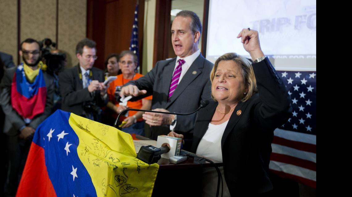 
Rep. Ileana Ros-Lehtinen, R-Fla., right, has been highly critical of Obama’s decision to remove Cuba from a list of state sponsors of terror. 
