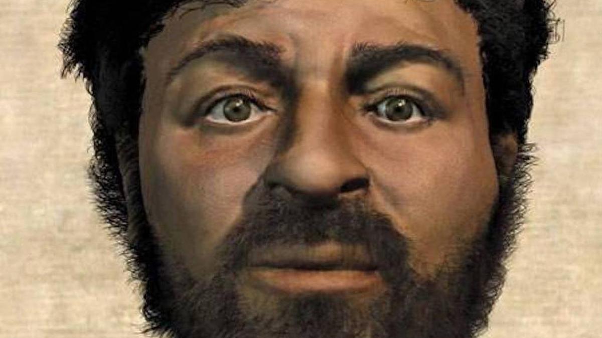 The new face of Jesus created by British scientists.