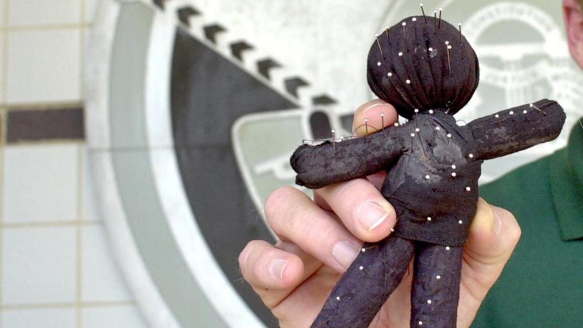 As part of the study, some employees were allowed to take out their job frustrations on a makeshift voodoo doll carrying their boss’s name by sticking pins, burning it with candles and pinching it with pliers.