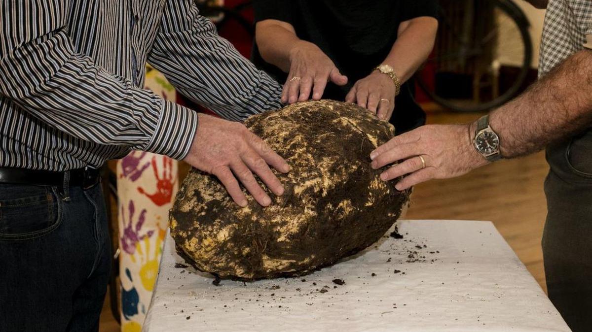 A 22-pound lump of bog butter.