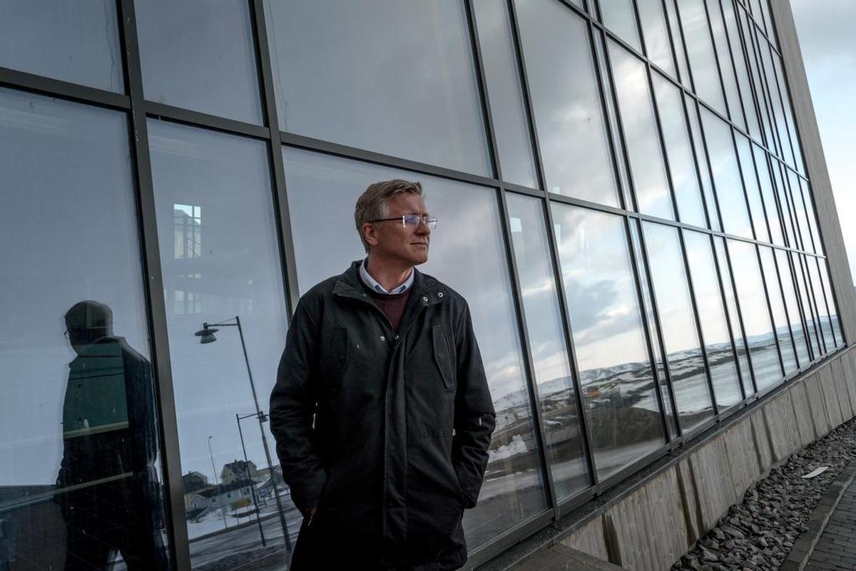 Robert Jensen, the mayor of Vardo, a town in Norway’s remote northeast which lies close to restricted Russian naval bases, May 13, 2017. Jensen said locals are far more concerned with the loss of fishing jobs than the secretive American-Norwegian radar facility that keeps the town going. “I never thought that Russia will start World War III here,” Jensen said.