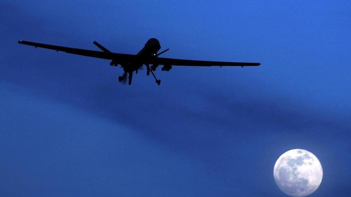 An unmanned U.S. Predator drone