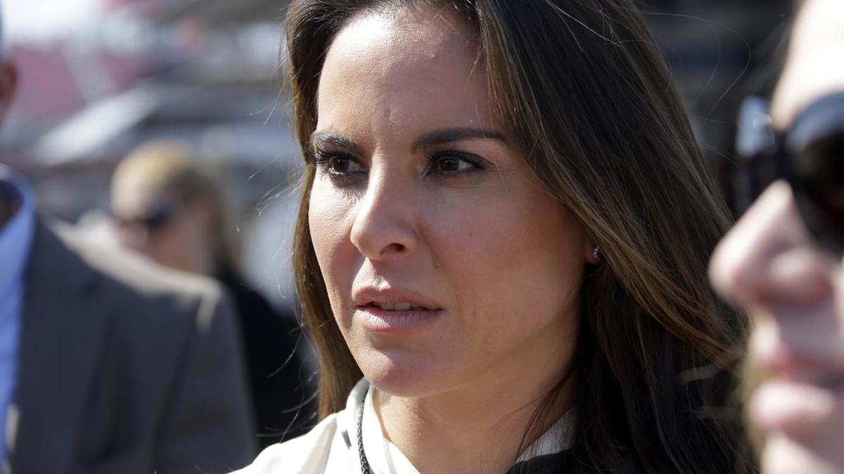 Mexican actress Kate del Castillo attends a 2013 auto race. Her attorney, Harland Braun, said Thursday that del Castillo is willing to talk to Mexican authorities about her encounters with Joaquin “El Chapo” Guzman, and felt “betrayed” by actor Sean Penn, who wrote a lengthy article about his meeting with the drug kingpin after the actress introduced the two men.
