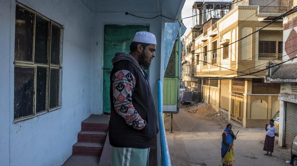 Mohammed Ishaq Yazdani, a brother of two men accused of plotting to carry out a terrorist attack in the name of the Islamic State group, at home in Hyderabad, India, Jan. 10, 2017. At each step, jihadist handlers kept in constant touch with their recruits through encrypted messaging applications, right up to the men’s arrest in June.