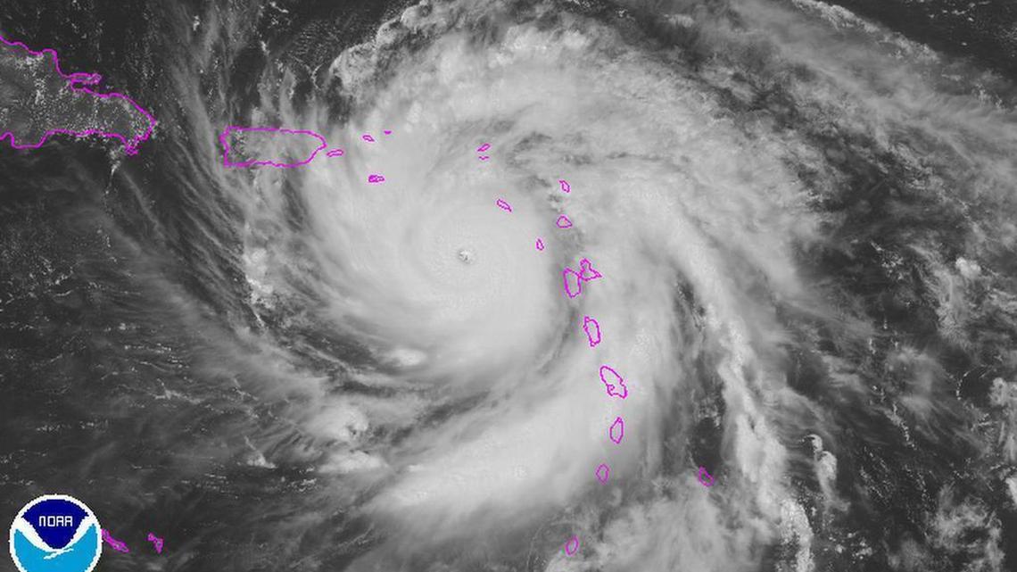 Satellite image from 16:45 UTC (11:45 a.m. ET)