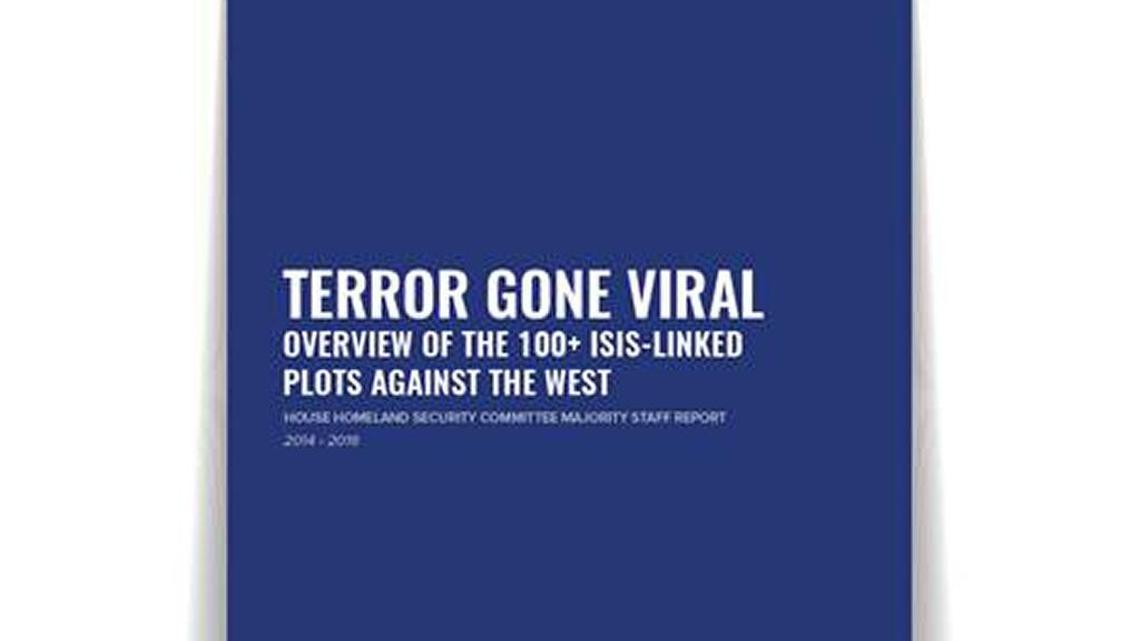 The cover of the report by the Republican majority on the House Homeland Security Committee.