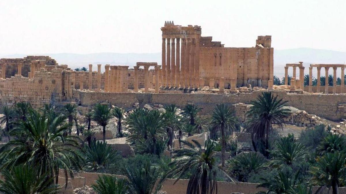 
This photo released May 17, by the Syrian official news agency Sana, shows the general view of the ancient Roman city of Palmyra, northeast of Damascus, Syria. Activists say Islamic State militants have destroyed a temple at Syria's ancient ruins of Palmyra. News that the militants blew up the Baalshamin Temple (not pictured) came after the extremists beheaded Palmyra scholar Khaled al-Asaad on Tuesday, hanging his bloodied body from a pole in the town's main square. 
