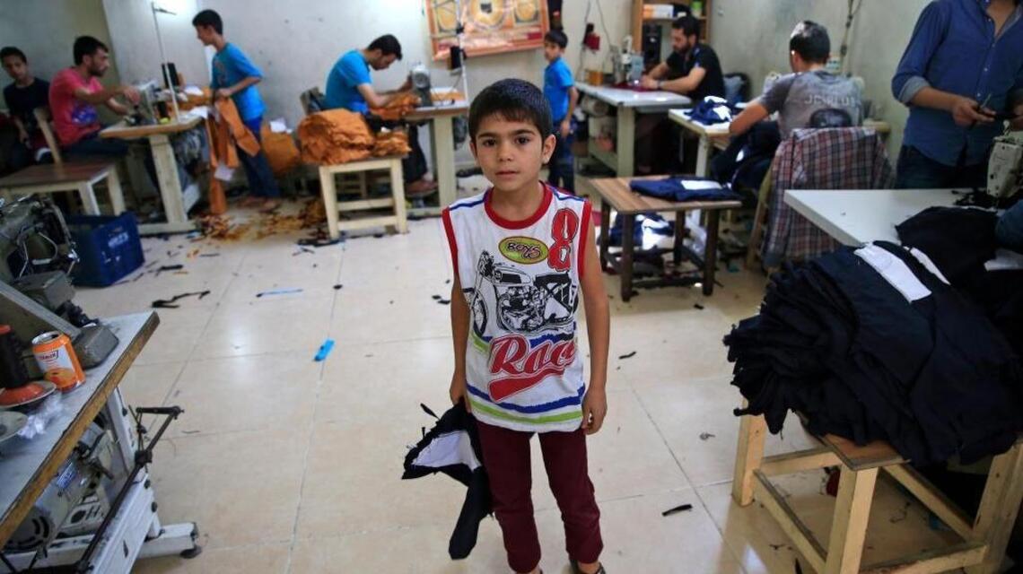 Syrian refugee children could be making your clothes