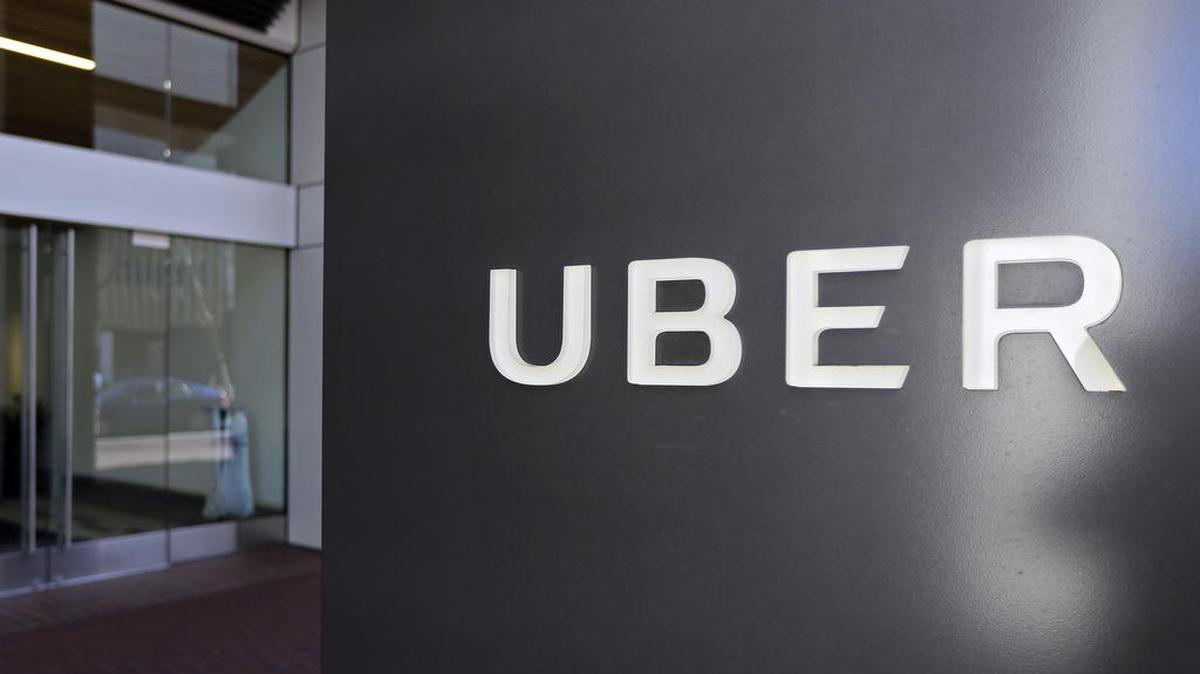 FILE- This March 1, 2017, file photo shows an exterior view of the headquarters of Uber in San Francisco.
